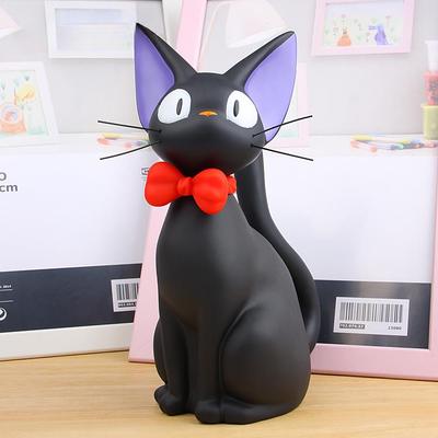 Копилка для сбережений в виде черного кота, фигурки животных, копилка для монет в виде животных, домашний декор, современный стиль, фигурки-копилки для детей, подарок