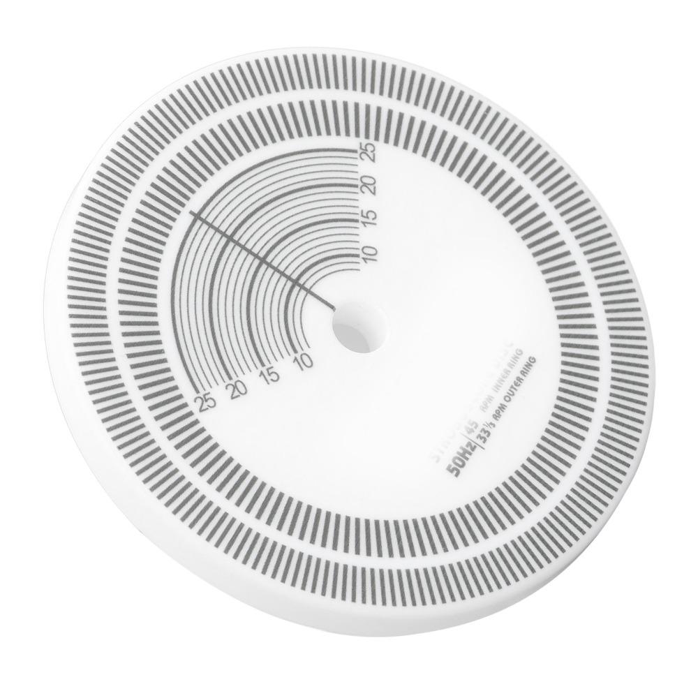 33RPM Compatible Stroboscope Mat Acrylic Calibration Tachometer Phono Accessory For Turntable
