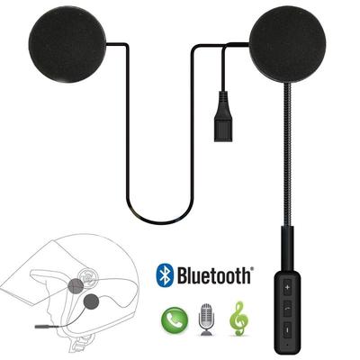 Гарнитура для мотоциклетного шлема Bluetooth 4.0 Двойные стереодинамики Громкая связь с микрофоном для управления музыкальными вызовами