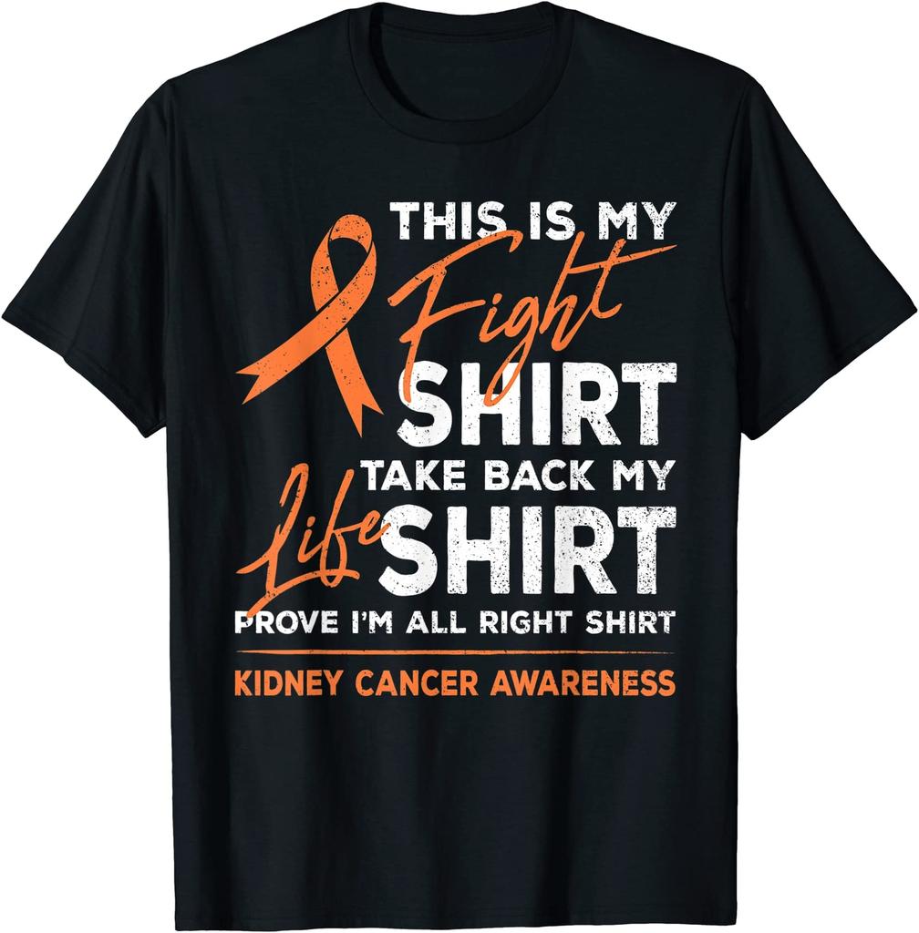 This Is My Fight Shirt Kidney Cancer Awareness Ribbon Unisex T-Shirt