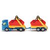 Shiku Trail Collection Trailer Truck Daimast SK1695, корейская игрушка разных цветов