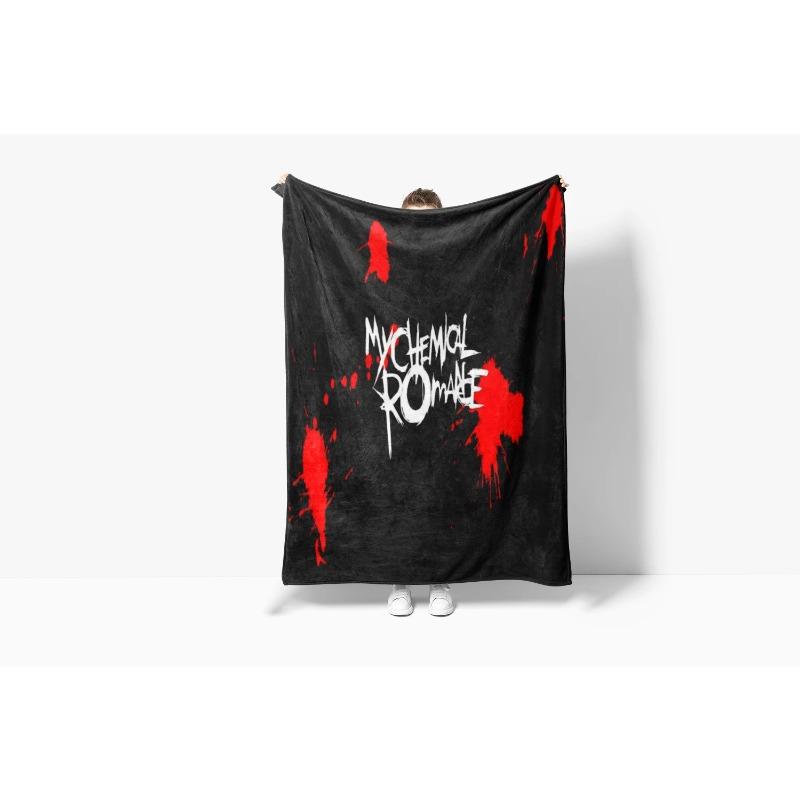 My C-Chemical R-Romance Band Blanket Flannel Soft Kid's Baby Throw Blanket,for Bedroom Living Room Sofa Bed Car, Brithday Gift