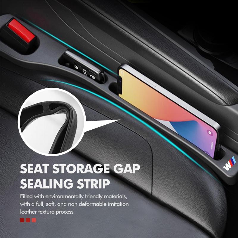 Car Seat Gap Filler Between Seats Console Organizer Decoration For BMW M 1 3 4 5 6 7 Series X1 X3 X4 X5 G20 G38 F48 E36 E39 nlxk36