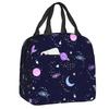 Пользовательские Небесные Луна и звезды Ланч-боксы для женщин Холодильник Термоизолированные Ланч-боксы для школьников