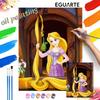 Рапунцель из мультфильма «Запутанная история» DIY Масляная живопись Арт-набор для рисования Домашний Декор Стены Ручной работы Подарок для Дома Спальни Гостиной Декор Арт-подарок
