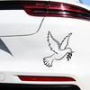 Engrave 20x17cm Dove of Peace Car Sticker Auto Body Bumper Windows Motorcycle Laptop Walls Vinyl Film Decal Car Tuning