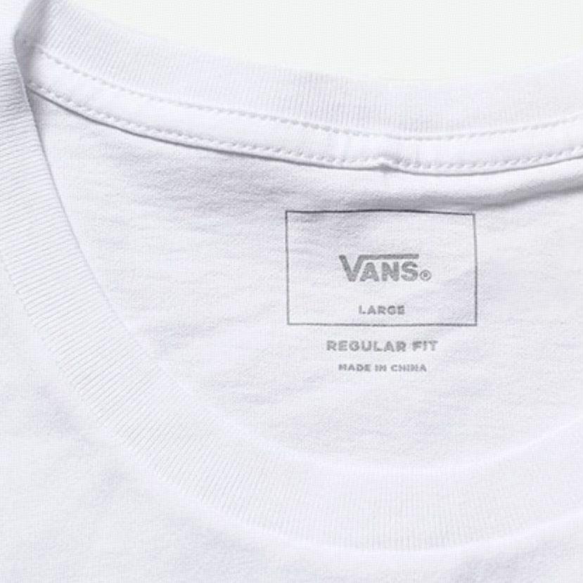 Vans Мужская футболка с графическим принтом и круглым вырезом Artist Белый VN0A4URLWHT