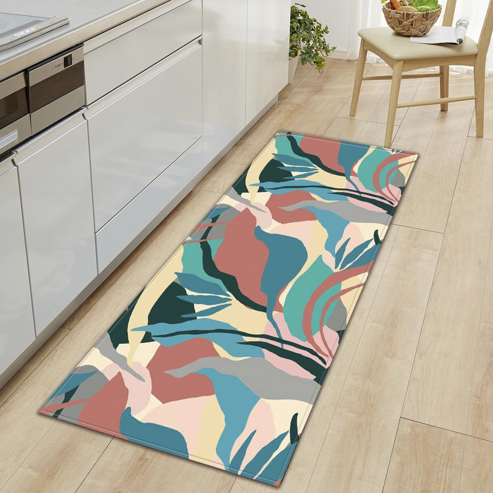 Коврик для входной двери, кухонный коврик, пол для спальни, гостиной, нескользящий напольный коврик, коврик для коридора, ванной комнаты, ковер