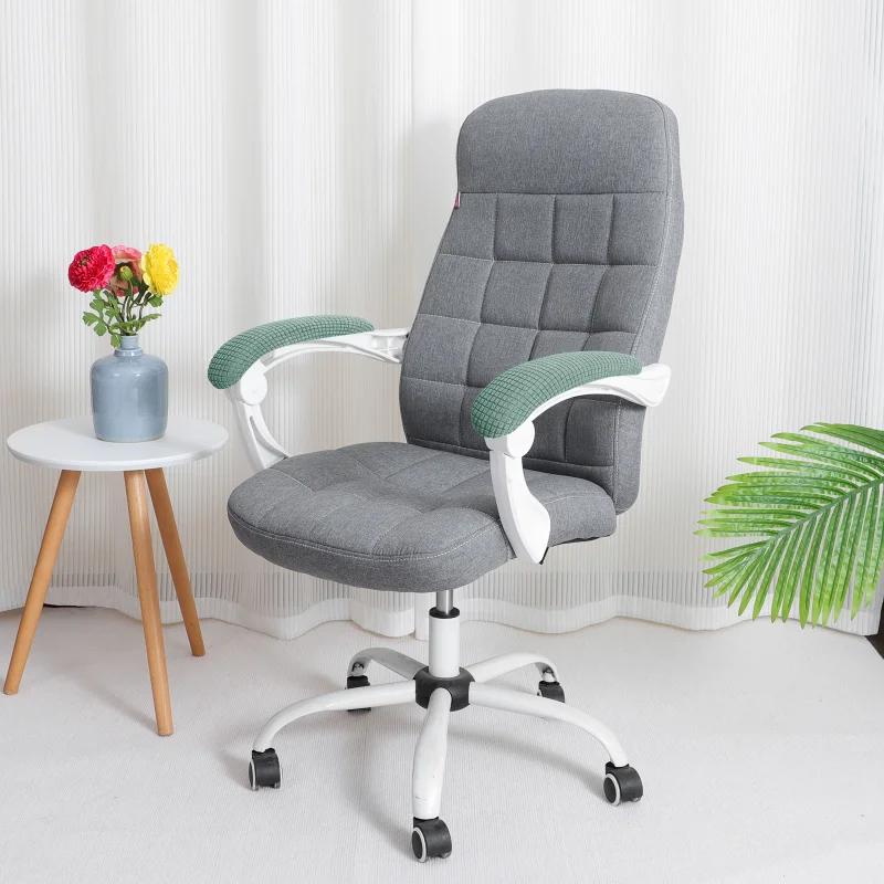 2pcs Office Chair Armrest Covers Stretchable Water Resistant Spandex Slipcover for Computer Chair Arms Protection