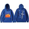 Travis Scott Hitr Sun Hoodie Flame Sun Peripheral Hoodie, Male Female