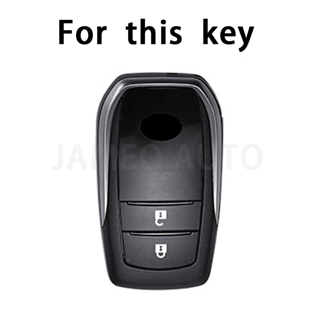 Антицарапающий ТПУ чехол для автомобильного ключа Toyota Yaris Cross Hilux Innova Fortuner Camry Land Cruiser 200 300 Prado Crown Tlk 200