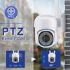 Наружное 1080P Wi-Fi наблюдение, 36 лампочек, PTZ-управление, панорамная IP-камера, полноцветная видеокамера ночного видения, поддержка двусторонней внутренней связи