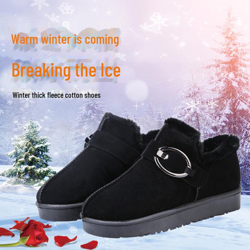 Женские короткие замшевые сапоги с бантом в корейском стиле 2024 года осень/зима — на плоской подошве, удобные и стильные