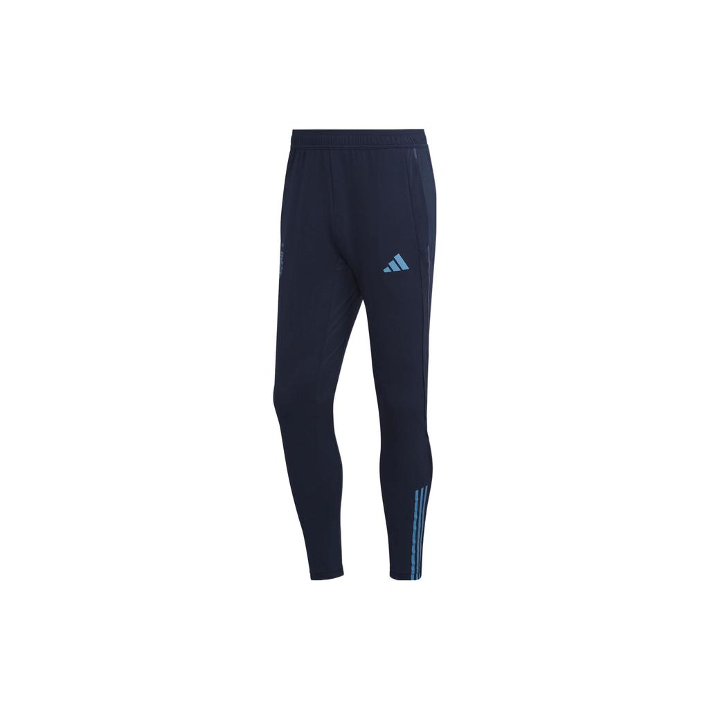 adidas Спортивные брюки облегающего кроя с полосатым логотипом сборной Аргентины для чемпионата мира в Катаре, мужские брюки синего цвета HF3914