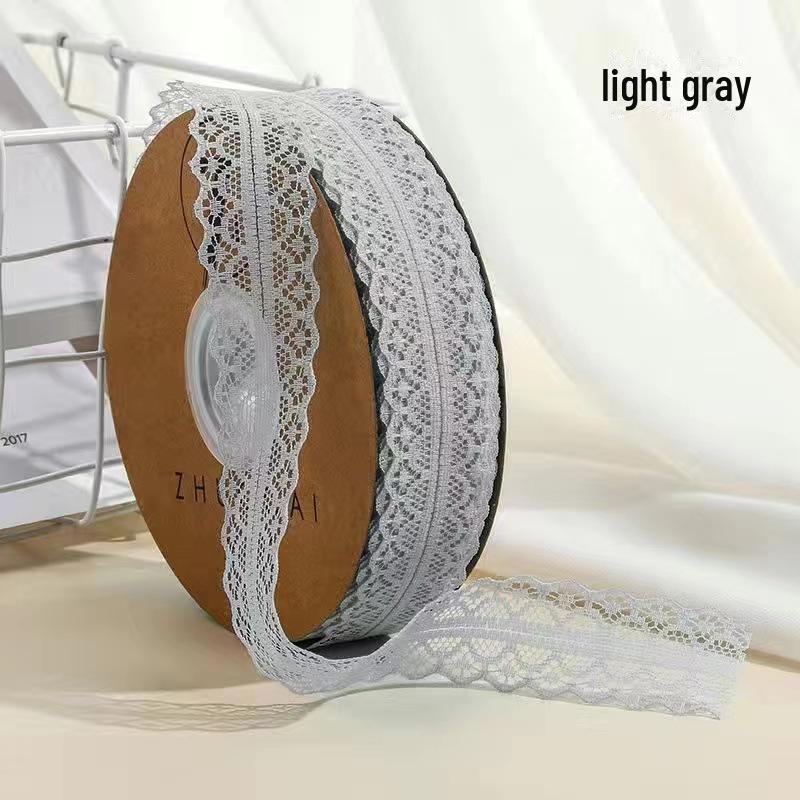 Лента из кружева ручной работы с узорами в виде бабочек и цветов, 50 ярдов — идеально подходит для самостоятельного изготовления и праздничной упаковки