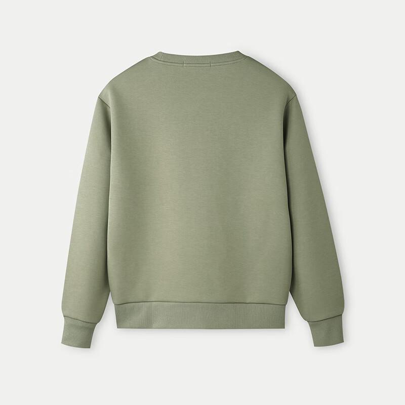 Мужской свитшот с круглым вырезом и вышивкой в виде горного пейзажа от HLA