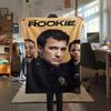 1PC THE ROOKIE Patterned Flannel Blanket Suitable For All Seasons for Home Decor Warmth and Comfort Gifts Holiday Present
