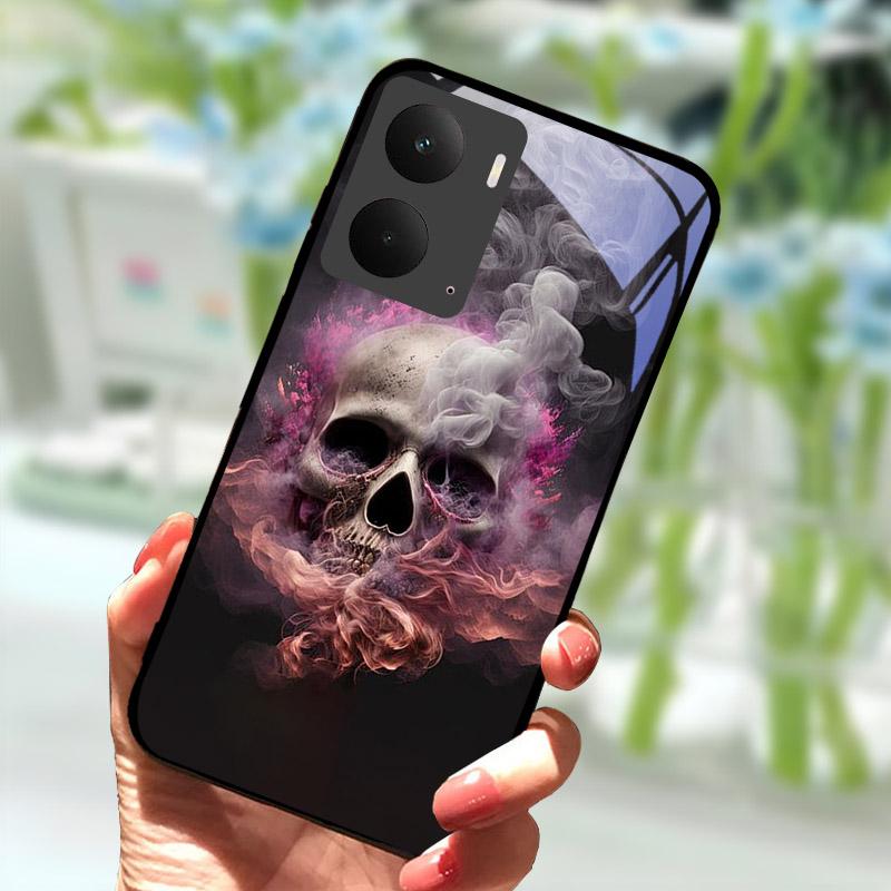 For Realme P3 5G Case Tempered Glass Back Cover For Realme P3 5G Shockproof Back Cover RealmeP3 P 3 Hard PC Protective Shell