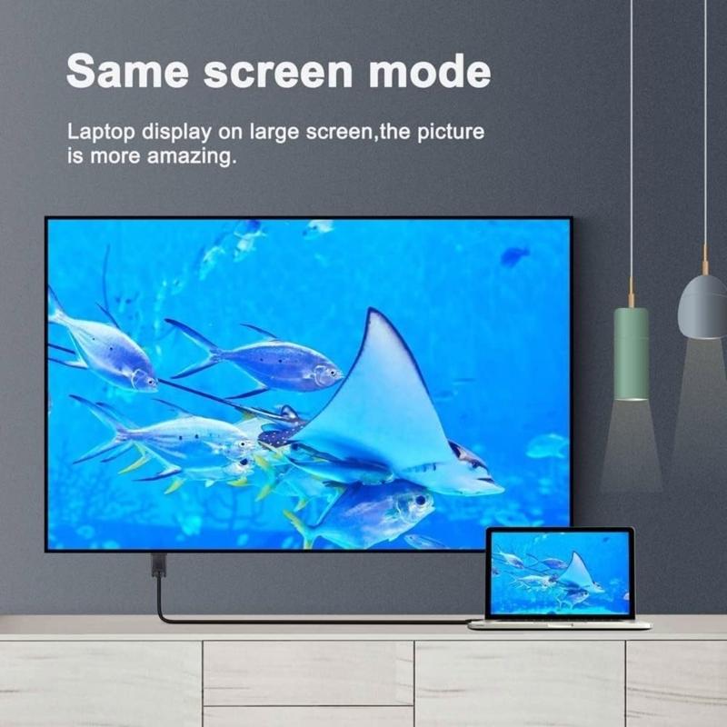 Кабель-адаптер USB3.1 Type C (папа) на VGA (папа) 31 дюйм, поддержка видео Full HD для настольных компьютеров и проекторов