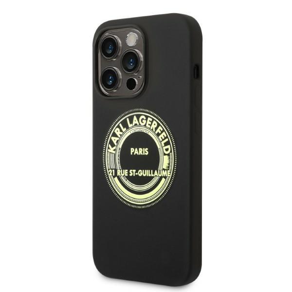 Karl Lagerfeld KLHCP14LSRSGRCK iPhone 14 Pro 6.1" hardcase black/black Silicone RSG