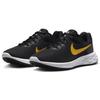 Nike Revolution 6 Next Nature Черные Университетский Золотой Мужские Кроссовки Светло-Серебристый Белый DC3728-013