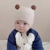 3-24 месяца Галстук Детские Зимние Шапки Шерстяной Помпон Детские Шапки-Бини Для Новорожденных Шапка с Защитой Ушей Мальчики Девочки