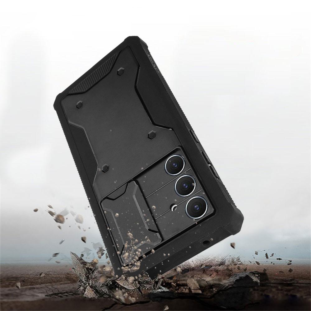 Case for Samsung Galaxy S24, ERBORD Rugged Case, black