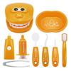9Pcs/Set Kids Educational Dental Scene Toy Набор дошкольных обучающих игр для чистки зубов