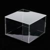 Прозрачный акриловый дисплейный ящик пылезащитный чехол для игрушечной модели фигурок 10x25x15 см