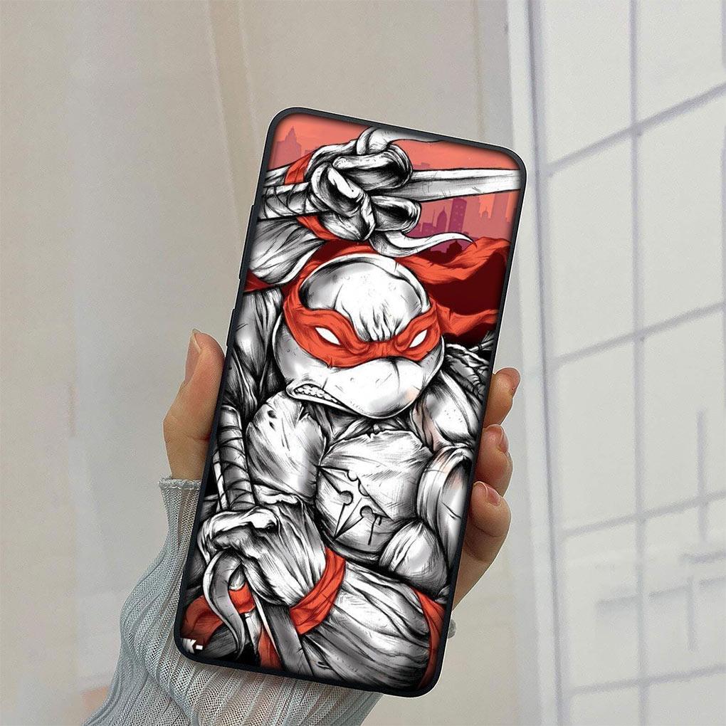 Cartoon n-Ninjas Wallpaper T-Turtles for Samsung Galaxy A06 A16 A13 A71 A21S A22 A73 A42 A03 A02 A11 A70 A72 A7 Cover Case