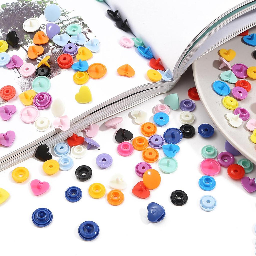 10 комплектов кнопок KAM T5, пластиковые кнопки, 12 мм, в форме звезды/сердца, Sanp застежки для детской одежды, зажимы для одежды, аксессуары для одежды, кнопка