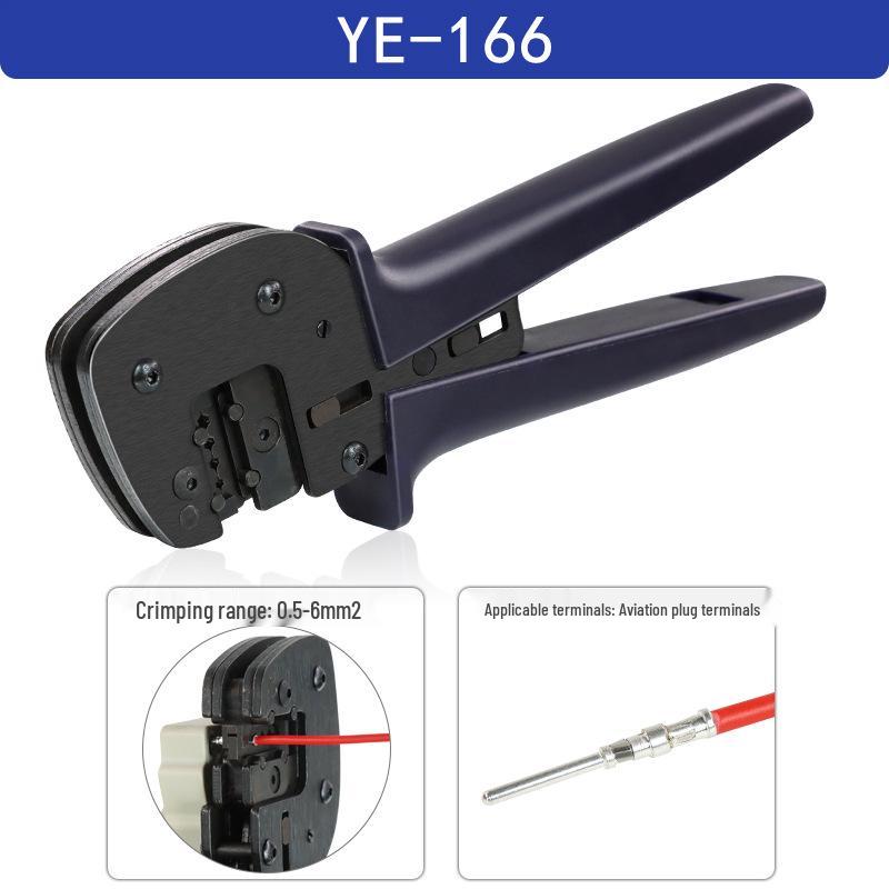 Aviation Plug Pin/New Energy Photovoltaic Terminal Crimping Pliers with High Precision Ratchet Jaws YEFYM.