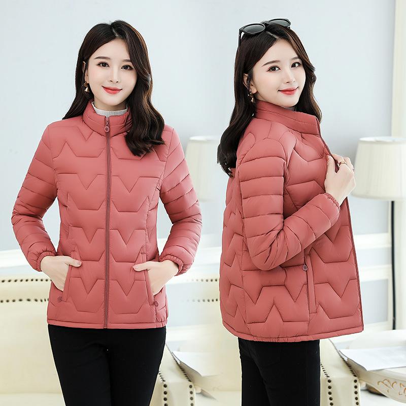 Женская куртка-пуховик с утолщенным пуховым воротником больших размеров, осень и зима, короткая свободная теплая верхняя одежда