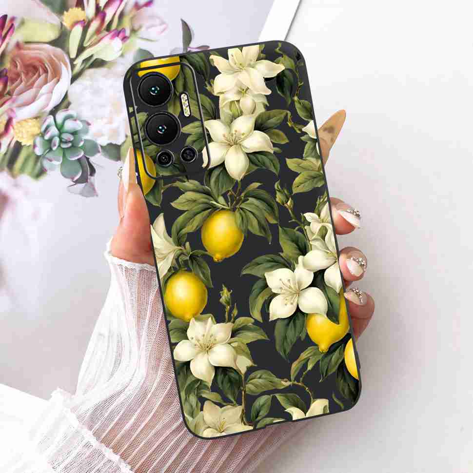 For Infinix Hot 12 Case Nice Butterfly Back Cover Phone Case Soft TPU Silicone Coque Cases For Infinix Hot12 Hot 12 Bumper