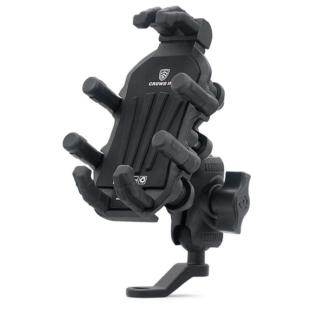 Motorcycle Phone Mount, Upgrade Anti-theft Ultra-Stable Bike Phone Holder,Phone Clamp for Motorcycle, Rearview Mirror Phone Mount for IPhone, Samsung