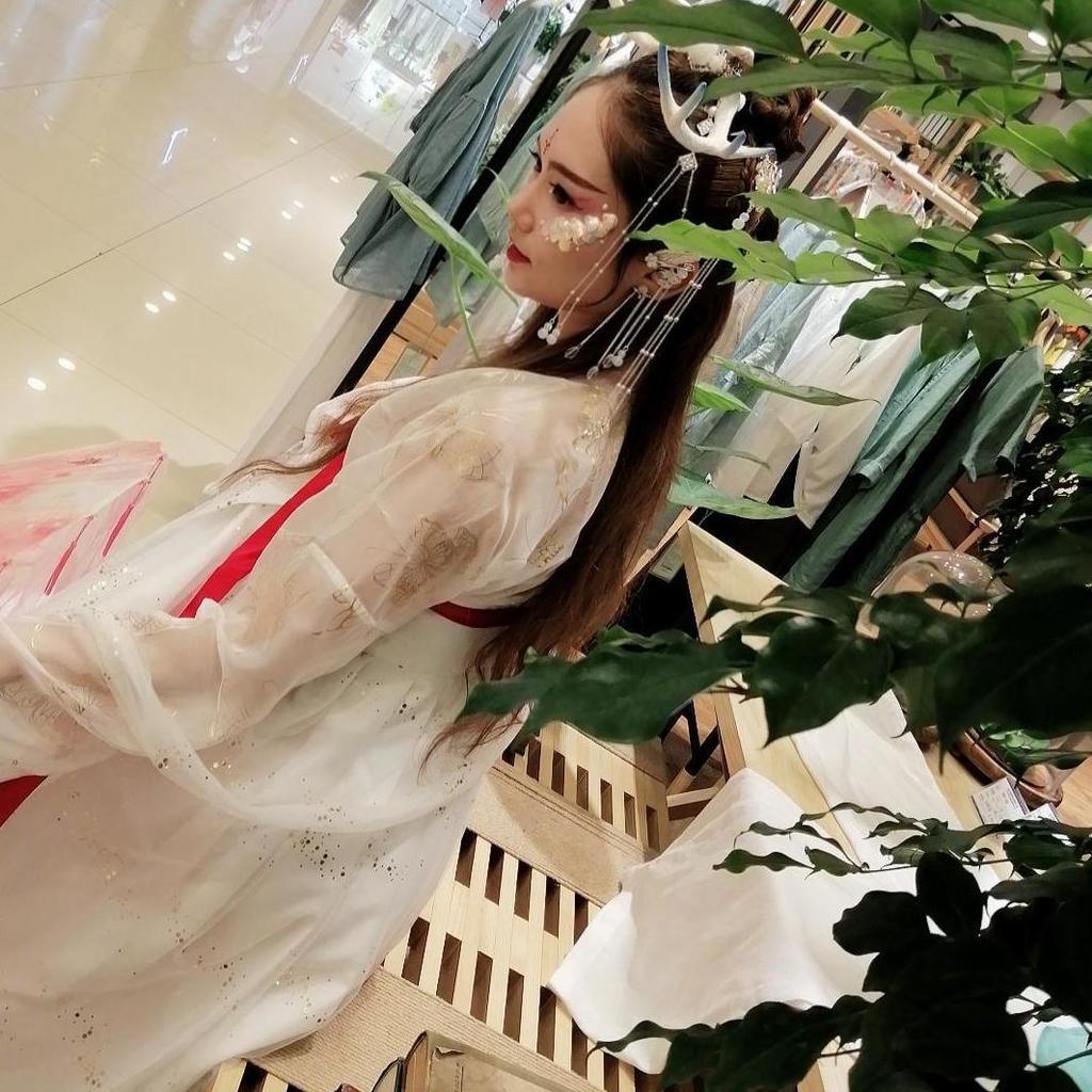 Chinese Tang Dynasty Style Hanfu Autumn And Winter Daily Women's Suit