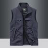 Осенний жилет мужской тонкий большого размера свободный жилет куртка весна и осень уличный альпинизм майка пальто