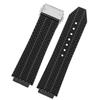 Резиновый ремешок для часов Для HUBLOT Hengbao HB Yubo classic fusion big bang силиконовый ремешок для часов выпуклое крепление 26 * 19 мм