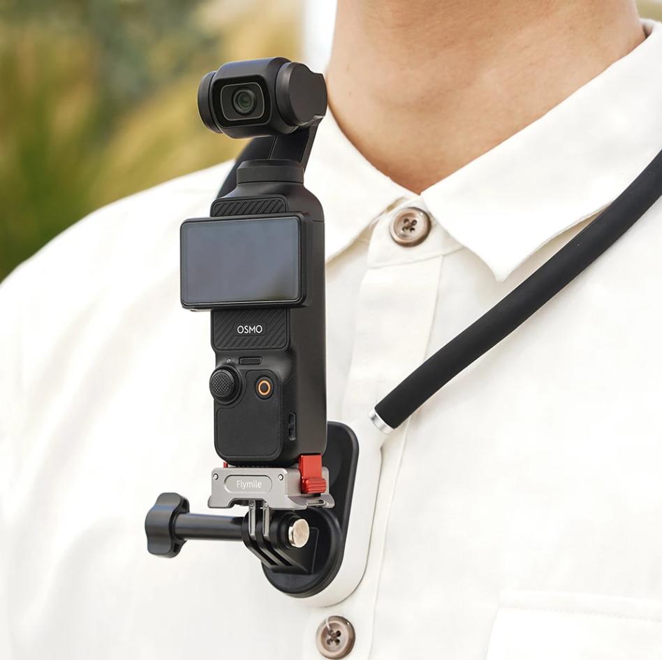 Adapter Charging Stand USB-C With 1/4" Thread And Quick Release For DJI Osmo Pocket 3