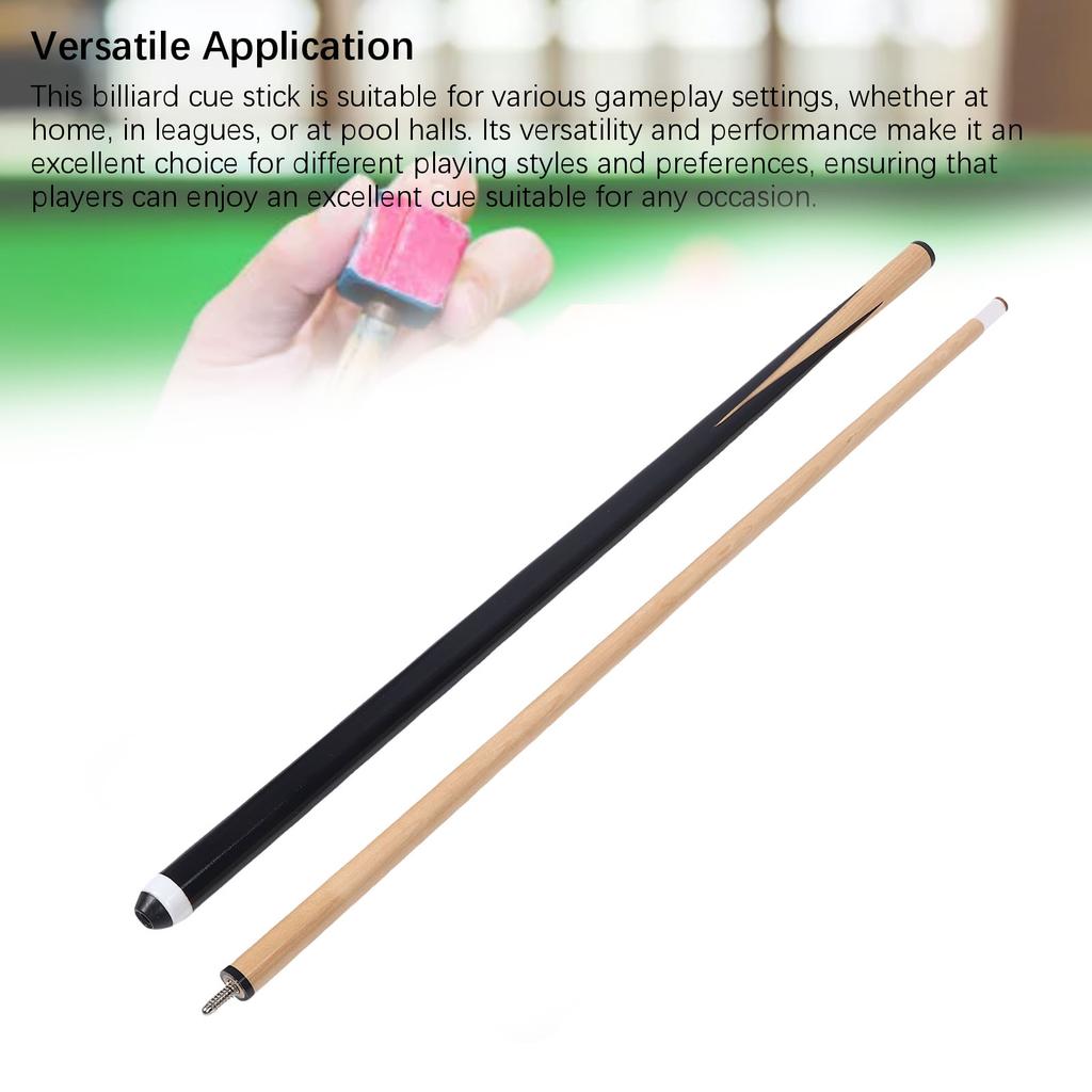Pool Cue Stick 12MM Double Section 1/2 Comfortable Grip Accurate Ramin Wood Billiard Cues Stick