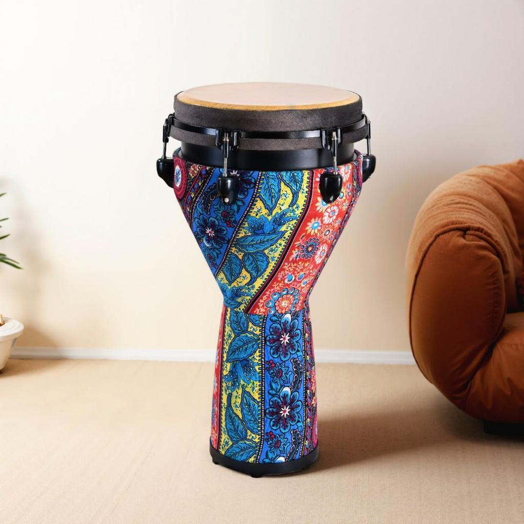 Eco-friendly 12-inch African Hand Drum for Beginners & Adults