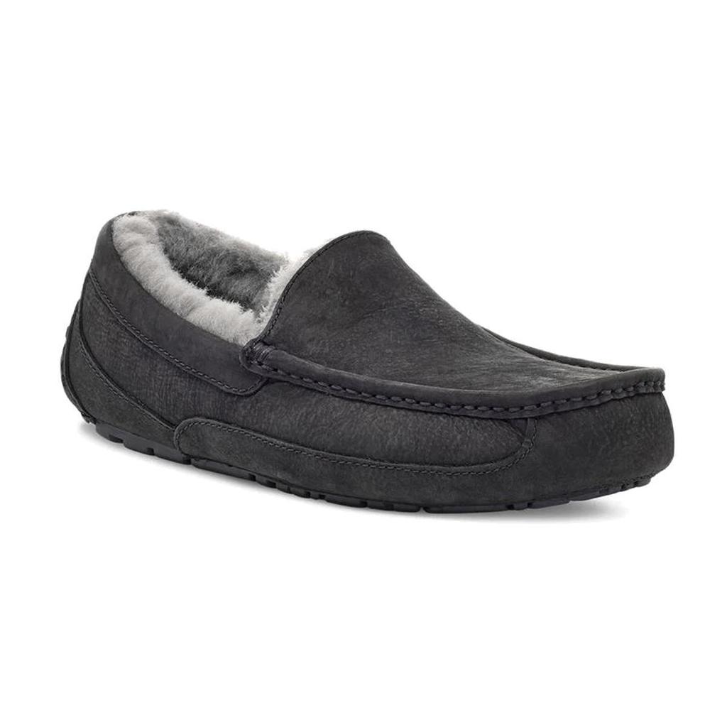 UGG Аскот Матовый Тапочек Черный 1103889-BLK