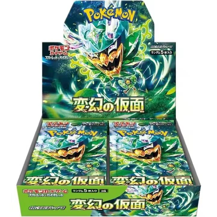Pokemoned Japanese Version SV8a Terastal Festival Booster Box Eevee Evolution TCG Collectors Board Game Paper Portable
