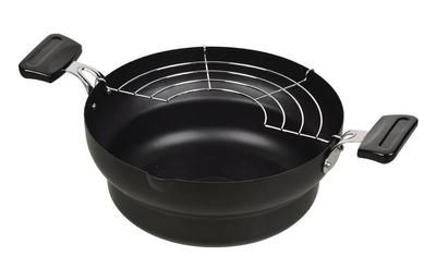 Перламутровый металл НОВЫЙ Rakutenya Iron Stepped Tempura Pot 24 см HB-2520