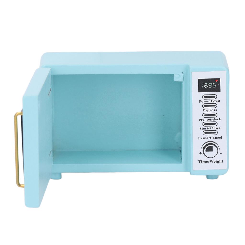 Doll House Miniature Microwave Miniature Microwave Oven Doll House Kitchen Scene Decoration for