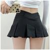 Сексуальная V-образная плиссированная юбка для женщин с высокой талией, облегающая милая мини-юбка, шорты, летняя модная уличная одежда Y2k, одежда Harajuku