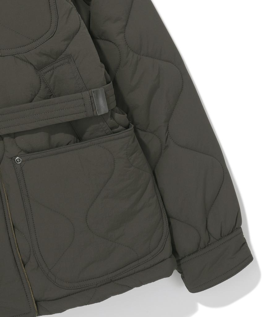 BIBISSIEOSEU Women'S Primarshell Belted Lightweight Khaki