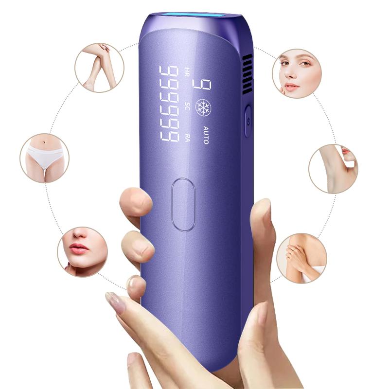 Mini Body Ice Cooling Handset Handy Painless Permanent Light Home Portable Ipl Machine Epilator Laser Hair Removal