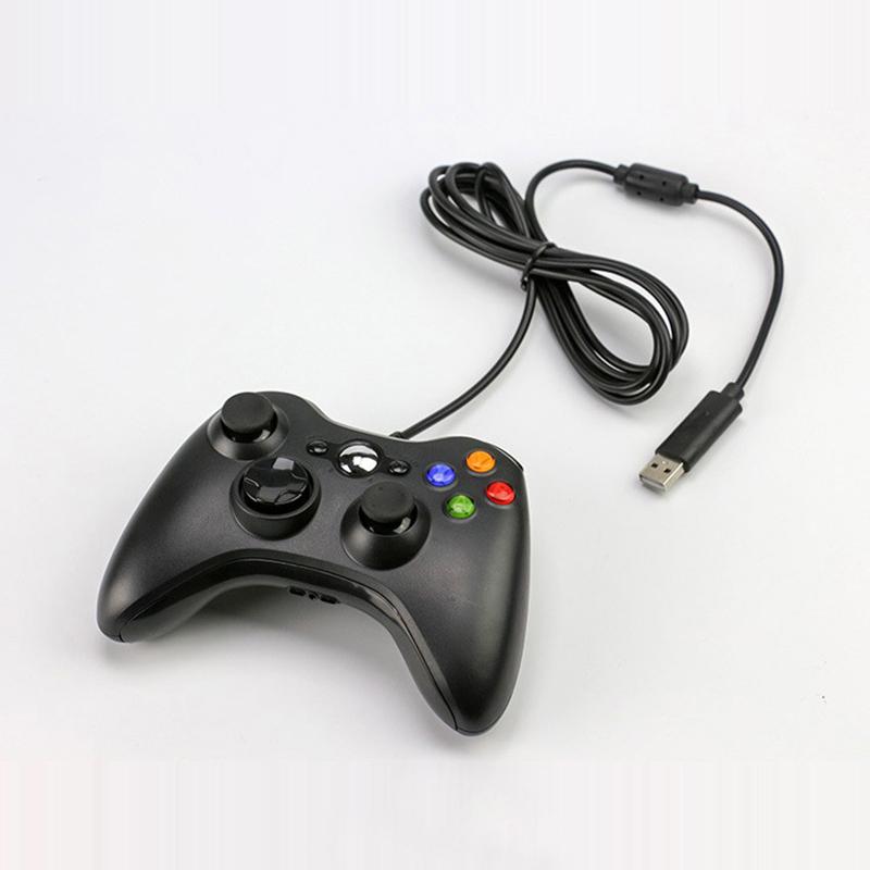 USB Wired Vibration Gamepad Joystick for PC Controller for Windows 7 / 8 / 10 No