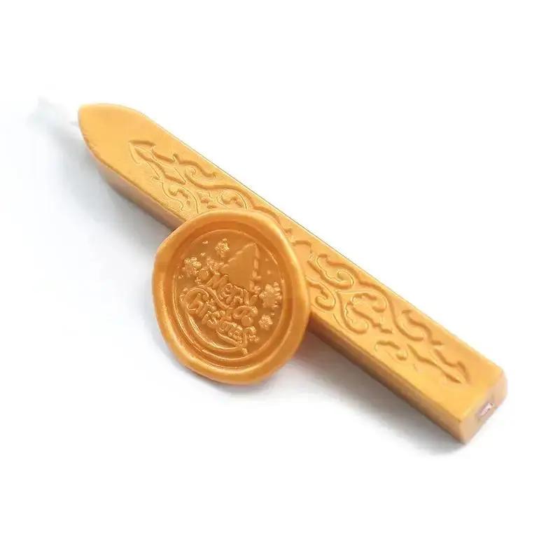 1/13PCS Sealing Wax Stick Retro Seal Stamps Letter Wedding Invitations 90*10*10mm Vintage Cord Wick Vintage Sealing Wax Sticks